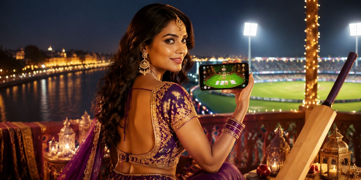 IPL night cricket stadium showing packed crowd and lights